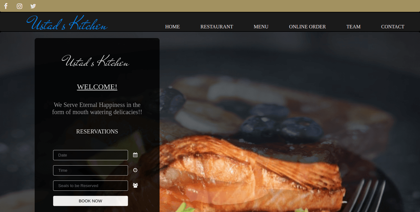 Restaurant Reservation